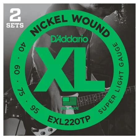 Фото Гитарные струны D'Addario EXL220TP (для бас-гитары)