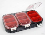 фото Водонепроницаемая коробка с магнитом Daiwa Waterproof Unit Case UC-P Series Информация 9 секция Варианты Высота: 1,8 см. Цвет Красный