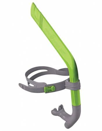 Фото Дыхательный тренажер Mad Wave Pro Snorkel Junior M0777 02 (Зеленый)