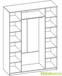 Фото №2 Распашной шкаф 4-х дв. с рамкой /МДФ