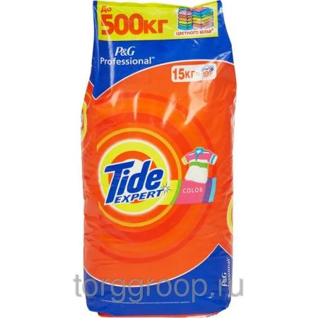 Фото Стиральный порошок Tide Колор Профессионал для цветного белья 15 кг