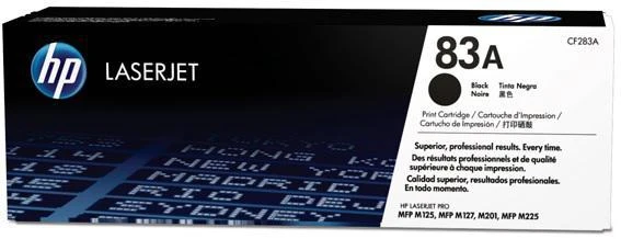 Фото Расходные материалы HP 83A Black Original LaserJet Toner Cartridge