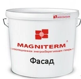 Фото Жидкая теплоизоляция MAGNITERM-Фасад /10 л/