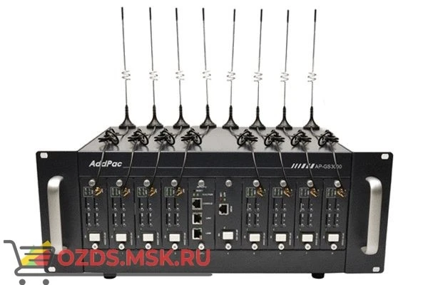 Фото AP-GS3000, базовое шасси с портами 2x10100Mbps Ethernet (SIP &amp; H.323), 8 слотов, расширение до 32 G