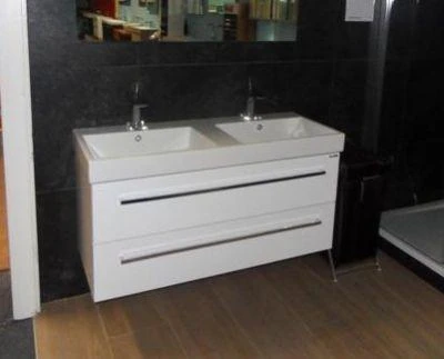 Фото Berloni Bagno Just JSBS05TVD Тумба с двойной раковиной на 125 см