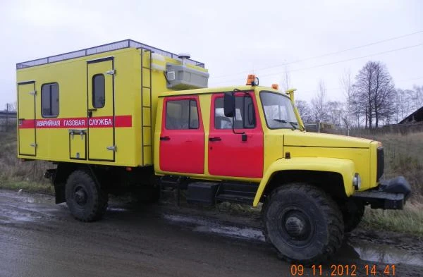 Фото Егерь 2 аварийная газовая служба на шасси ГАЗ 33088 Садко.Фургон