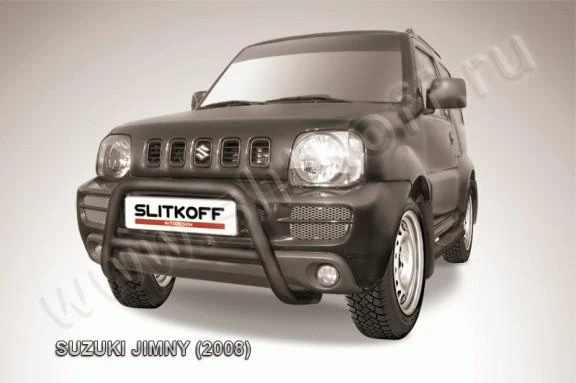 Фото Slitkoff Кенгурятник d57 низкий черный SUZUKI JIMNY (1998)