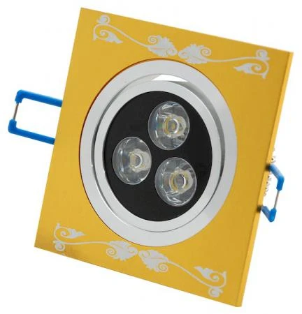 Фото Светодиодный точечный светильник "Downlight" 91x91x43 4вт 4200K 360лм IP40 УХЛ4 | DRG4-28-C-55 НОВЫЙ СВЕТ