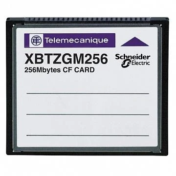 Фото КАРТА ПАМЯТИ COMPACT FLASH 128 МБАЙТ | код. XBTZGM128 | Schneider Electric