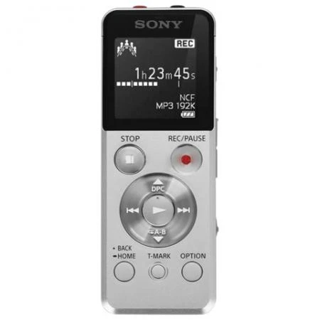 Фото Диктофон SONY ICD-UX543 4Gb, PCM/MP3, время записи 1073 ч, серебристый