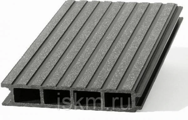 Фото Декинг доска композитная SW-Decking ULMUS бесшовная 4,0 м черная