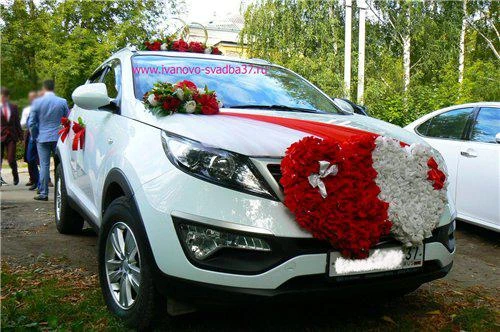 Фото Машины для свадьбы Kia Sportage-3