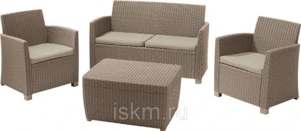 Фото Набор садовой мебели CORONA SET WITH CUSHION BOX