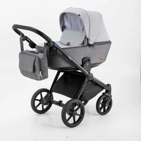 Фото Коляска 2 в 1 BeBe-mobile Cezaro серая с светло-серым