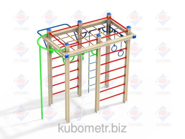 Фото Спортивный комплекс "Шведская стенка с шестом"