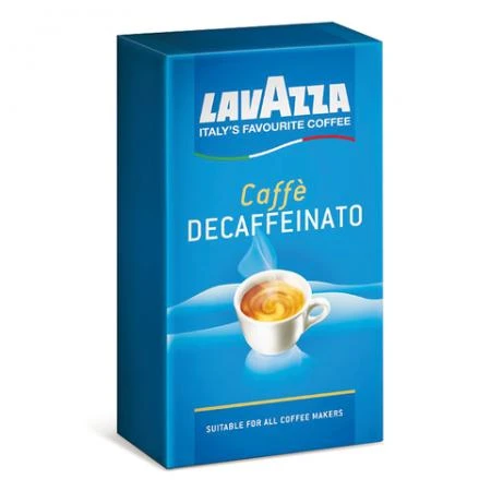 Фото Кофе молотый LAVAZZA (Лавацца) "Dek", без кофеина, 250 г, вакуумная упаковка