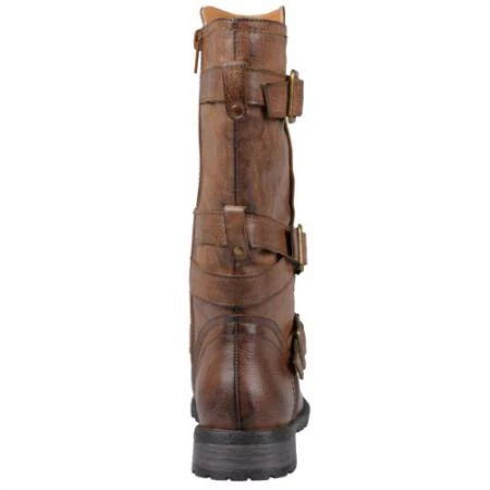 Фото Journee Collection Womens Buckles Mid-Calf Moto Motorcycle Boot