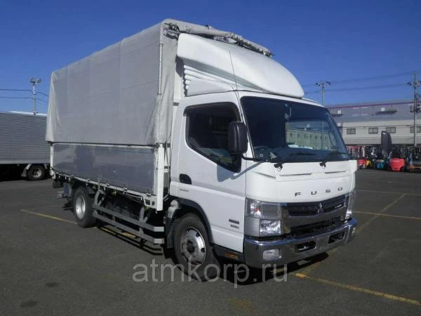 Фото Грузовик борт тент MITSUBISHI CANTER кузов FEB80 гв 2011 гидроборт груз 3,5 тн пробег 99 т.км