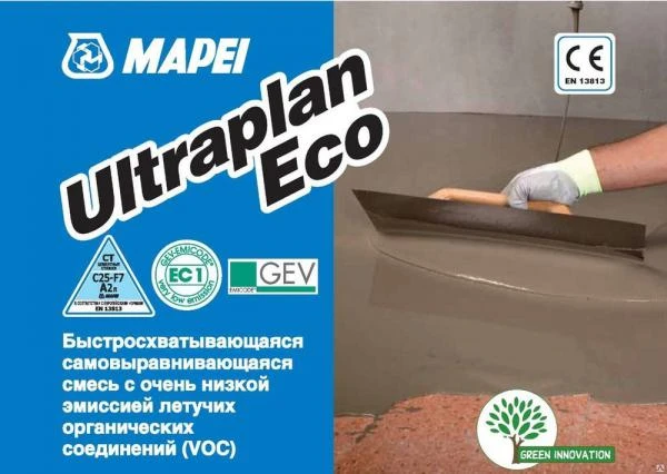 Фото Состав для бетонных поверхностей ULTRAPLAN ECO Серый 23кг