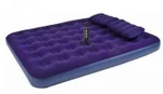 фото Надувная кровать Relax Flocked air bed QUEEN насос+2подушки 21470 (15862)