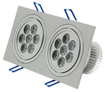 фото Светодиодный точечный светильник "Downlight" 105x206x67 16вт 5000K 1680лм IP40 УХЛ4 | DRG16-48-C-55 НОВЫЙ СВЕТ