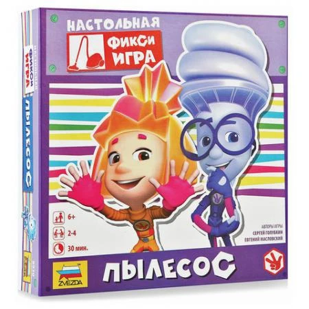 Фото Игра-ходилка настольная детская "Фиксики. Пылесос"