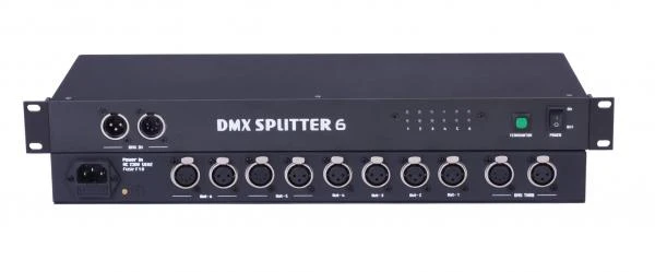 Фото Сплиттер цифрового сигнала DIALighting DMX Splitter 6 mk2