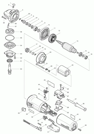 Фото Клавиша выключателя MAKITA 9565CVL