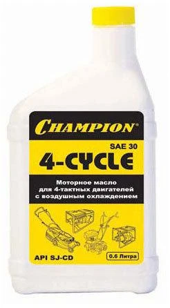 Фото Масло 4-х тактное SAE 30 (0,6л.) CHAMPION