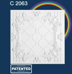 фото Плиты потолочные PRORAB Плитка потолочная Солид С2063 белый