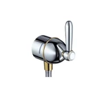 фото Hansgrohe Axor Carlton Fixfit Stop 17882090 Шланговое подсоединение (хром/золото)