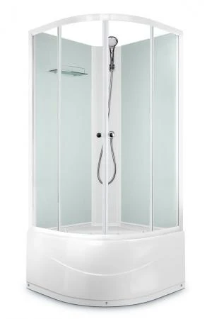 Фото Душевая кабина Domani Spa Delight 99 Eco 900x900x2180 прозрачные стекла