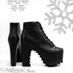 фото Jeffrey Campbell JEFFREY CAMPBELL стильные ботильоны женские LITA-tread black