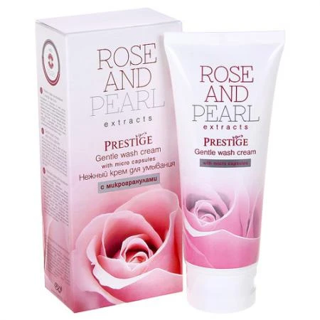 Фото Нежный крем для умывания с микрогранулами Vip's Prestige Rose@Pearl Роза Импекс 100 ml