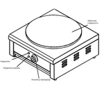 Фото №2 Блинница электрическая, 1 жарочная поверхность ICM-1 (AR)
