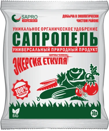 Фото Удобрение Сапропель SAPRO Organics 30 литров