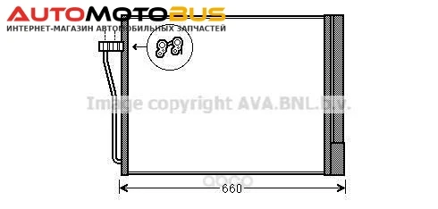 Фото Радиатор охлаждения двигателя Ava BWA5371D