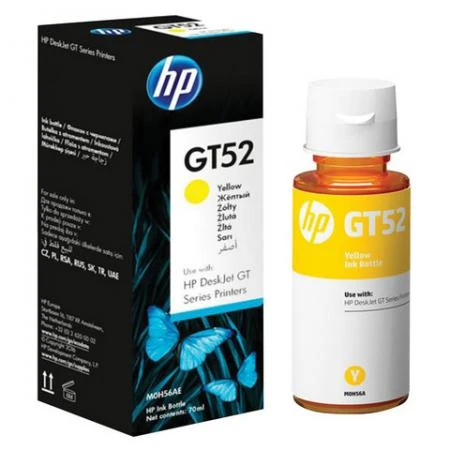 Фото Чернила HP GT52 (M0H56AE) для СНПЧ DeskJet GT 5810/5820, желтый, ресурс 8000 стр., оригинальные