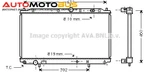 фото Радиатор охлаждения двигателя AVA QUALITY COOLING MT2116