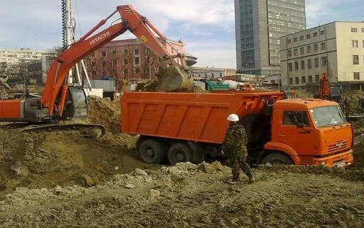 Фото Вывоз грунта со строительных площадок