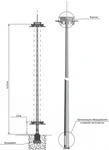 фото Высокомачтовый молниеотвод ВГМ