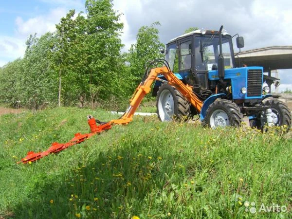 Фото Услуги по скосу травы роторной косилкой. Трактор МТЗ-82