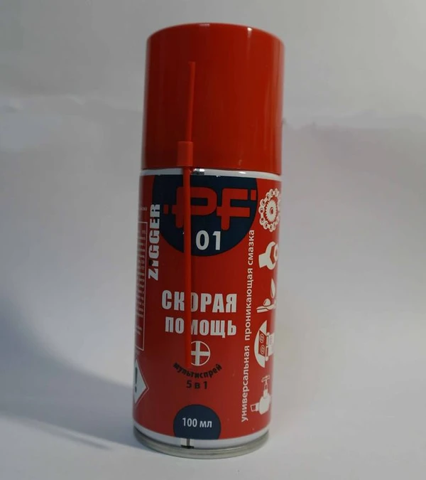 Фото Смазка спрей Zigger PF проникающая 5в1 (WD-40)