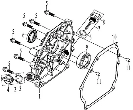 Фото HUSQVARNA SEAL культиватора Husqvarna TF 338 (03-2015 г.в.) (рис.10)