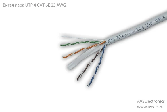 Фото Кабель витая пара UTP4 CAT6