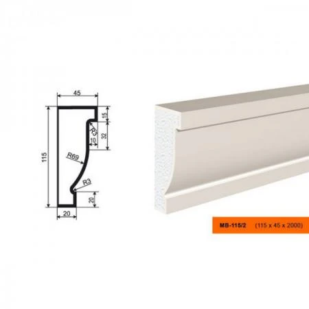 Фото Молдинг МВ-115/2