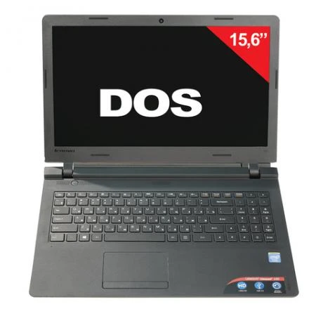 Фото Ноутбук LENOVO 100-15, 15,6'', INTEL Celeron N2840, 2,16 ГГц, 2 Гб, 500 Гб, DVD-RW, DOS, черный