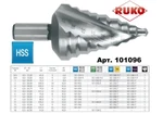 фото Сверло ступенчатое 6-32мм (Спиральное) HSS-G 9ступ. L76мм хв.9мм Ruko 101096 (В)