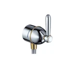 фото Hansgrohe Axor Carlton Fixfit Stop 17882090 Шланговое подсоединение (хром/золото) | интернет-магазин сантехники Santehmag.ru