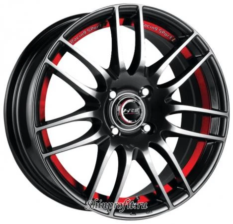 Фото Racing Wheels H-478 6.5x15/4x98 D58.6 ET35 BK-IRD/F/P